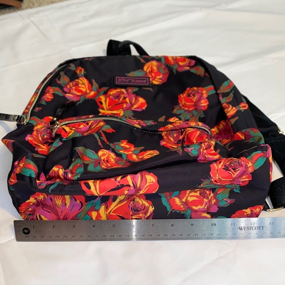 VTG Betsey Johnson Floral backpack - Picture 10 of 10